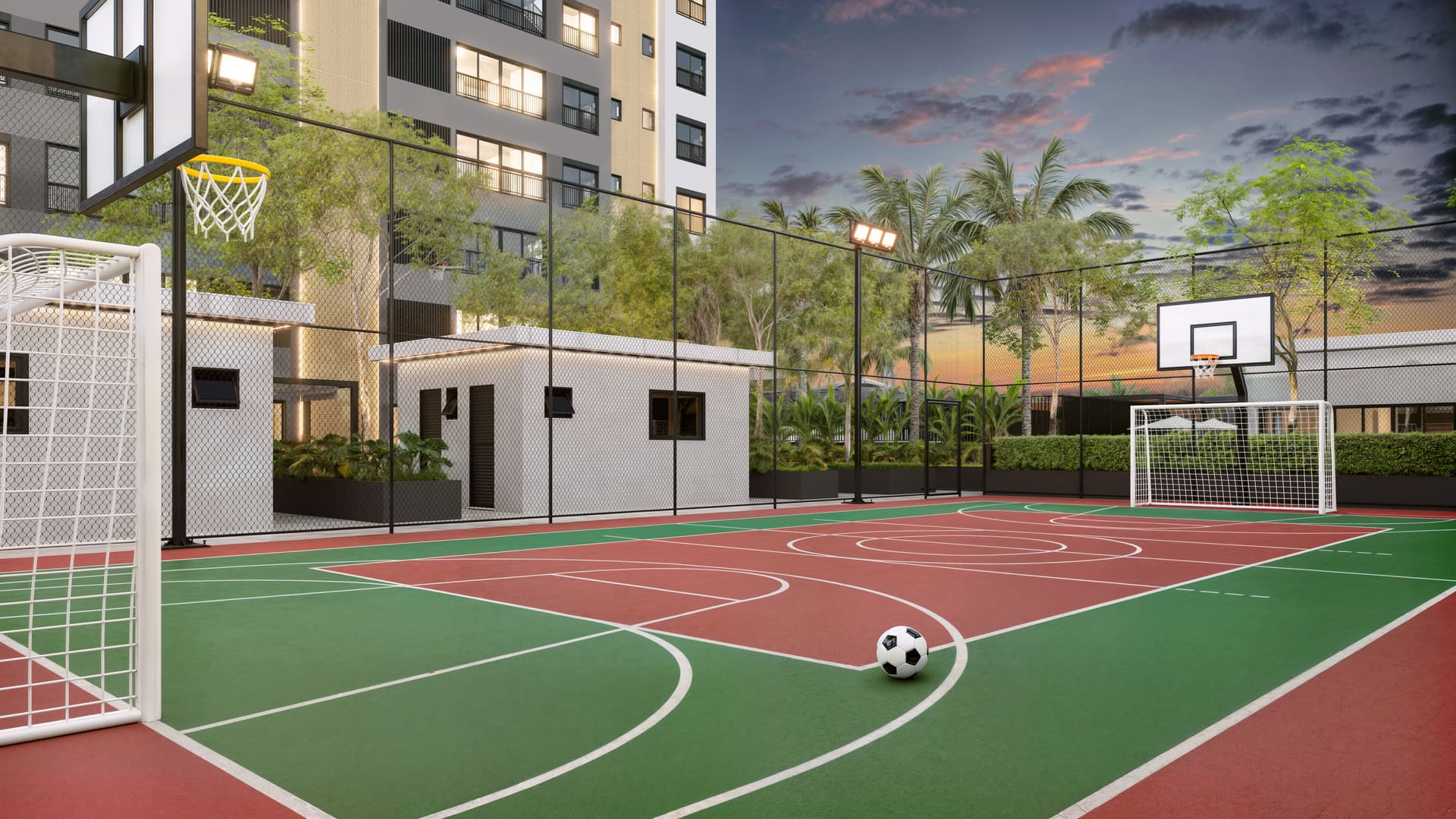 ÁREA COMUM - QUADRA ESPORTIVA